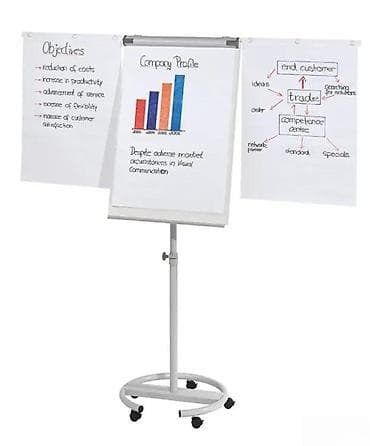 Mobilni flipčart stalak sa magnetnom belom tablom - Profesionalni na lalafo.rs Mobilni flipčart stalak sa magnetnom belom tablom - Profesionalni