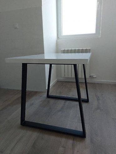 Antique Dining Tables: TRPEZARIJSKI STO ZA MANJE STANOVE MODEL WHITE BLACK | Kontakt telefon at lalafo.rs — 5 Antique Dining Tables: TRPEZARIJSKI STO ZA MANJE STANOVE MODEL WHITE BLACK | Kontakt telefon — 5