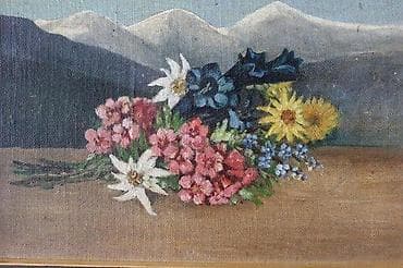 Paintings & Picture frames: SLIKA BERGE UND BLUMEN I, 100 GODINA STARA, 27,5 X 21 | Slika \Berge at lalafo.rs — 4 Paintings & Picture frames: SLIKA BERGE UND BLUMEN I, 100 GODINA STARA, 27,5 X 21 | Slika \Berge — 4