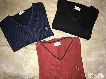 Original U. S. POLO ASSN dzemper M - L 3 komada Ramena 45-47, duzina na lalafo.rs — 1 Original U. S. POLO ASSN dzemper M - L 3 komada Ramena 45-47, duzina — 1