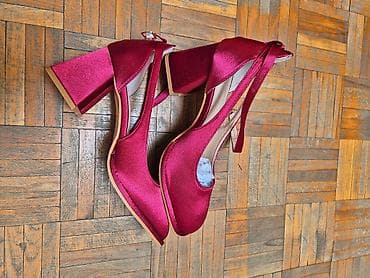 Elegantne ženske cipele na blok štiklu u boji tamnog rubina (satenski na lalafo.rs — 7 Elegantne ženske cipele na blok štiklu u boji tamnog rubina (satenski — 7