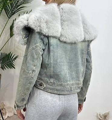 ⚡Ženska kratka teksas jakna sa krznom. ⚡Cena 5500 dinara ⚡Ovaj model at lalafo.rs — 5 ⚡Ženska kratka teksas jakna sa krznom. ⚡Cena 5500 dinara ⚡Ovaj model — 5