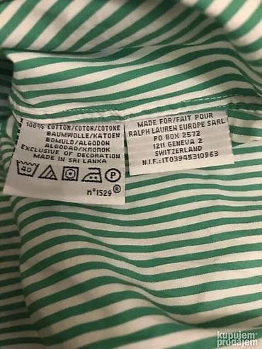 Original Ralph Lauren kosulja M NOVA 100% cotton Ramena 45cm duzina na lalafo.rs — 4 Original Ralph Lauren kosulja M NOVA 100% cotton Ramena 45cm duzina — 4