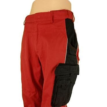 Workwear: Work pants, M (EU 50), color - Red at lalafo.rs — 6 Workwear: Work pants, M (EU 50), color - Red — 6