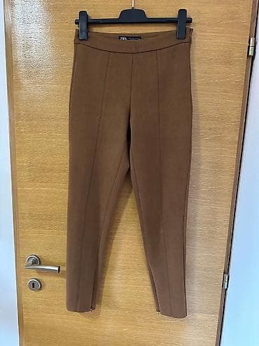ZARA Pantalone velur 38 (M) Kao nove, u dve boje, sa elastinom i na lalafo.rs — 1 ZARA Pantalone velur 38 (M) Kao nove, u dve boje, sa elastinom i — 1