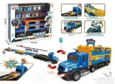 Autići: Kamion staza 5u1 sa dodatnih 8 autića za igru Najbolja igračka za na lalafo.rs — 3 Autići: Kamion staza 5u1 sa dodatnih 8 autića za igru Najbolja igračka za — 3