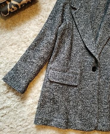 MASSIMO DUTTI kaput u meliranoj sivoj boji. Veličina odgovara za jači na lalafo.rs — 4 MASSIMO DUTTI kaput u meliranoj sivoj boji. Veličina odgovara za jači — 4