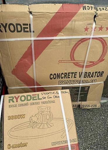 Jackhammers: Beton Vibrator RYODEL 3000W(6 metara igla)
Model RY-VBT2500X6M
Opis at lalafo.rs — 2 Jackhammers: Beton Vibrator RYODEL 3000W(6 metara igla)
Model RY-VBT2500X6M
Opis — 2