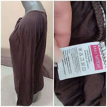 Majica/bluza M.A.Y. MODA - Boja: tamno braon - Veličina: M - Dužina na lalafo.rs — 2 Majica/bluza M.A.Y. MODA - Boja: tamno braon - Veličina: M - Dužina — 2