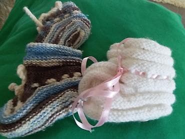 Tri para patofni za bebe rucni rad na lalafo.rs — 1 Tri para patofni za bebe rucni rad — 1