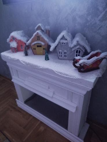 Prodajem ručno rađene novogodišnje dekorativne kućice sa imitacijom na lalafo.rs — 5 Prodajem ručno rađene novogodišnje dekorativne kućice sa imitacijom — 5