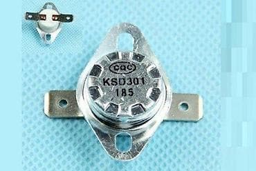 Termostati za veš mašine: Termostat KSD301 – 185°C, 10A, 250V, NC - Tip: bimetalni prekidač na lalafo.rs — 1 Termostati za veš mašine: Termostat KSD301 – 185°C, 10A, 250V, NC - Tip: bimetalni prekidač — 1