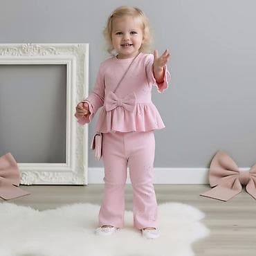 Dečiji komplet za devojčice – roze Gs - Dvod elni komplet: bluza dugih na lalafo.rs — 1 Dečiji komplet za devojčice – roze Gs - Dvod elni komplet: bluza dugih — 1