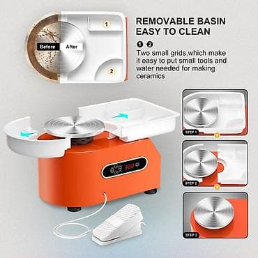 Električna grnčarska vretena (pottery wheel) – 350 W - Snažan na lalafo.rs — 3 Električna grnčarska vretena (pottery wheel) – 350 W - Snažan — 3