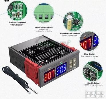 STC 3018 Termostat 220V sa sondom temperature Poboljšani model u na lalafo.rs — 9 STC 3018 Termostat 220V sa sondom temperature Poboljšani model u — 9