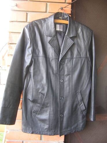 Homesuits: Muska kozna Henry Money jakna crne boje velicina 48 (pazuh 55cm at lalafo.rs — 1 Homesuits: Muska kozna Henry Money jakna crne boje velicina 48 (pazuh 55cm — 1