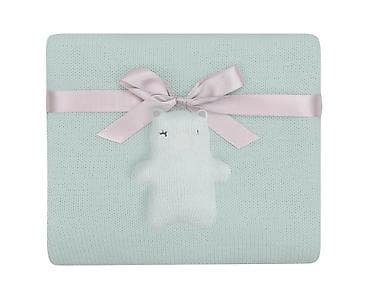 Pletena bebi ćebad sa plišanom igračkom - Mekano, prozračno pletivo na lalafo.rs Pletena bebi ćebad sa plišanom igračkom - Mekano, prozračno pletivo