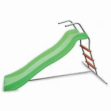 Dečiji tobogan za dvorište - Klasični tobogan sa talasastom zelenom na lalafo.rs Dečiji tobogan za dvorište - Klasični tobogan sa talasastom zelenom