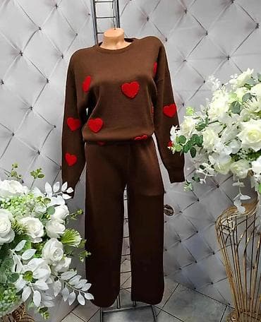 pantalone gina benotti: Dvodijelni ženski pleteni komplet – duks i pantalone širokih nogavica na lalafo.rs — 7 pantalone gina benotti: Dvodijelni ženski pleteni komplet – duks i pantalone širokih nogavica — 7