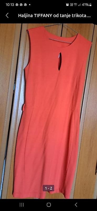 Haljina TIFFANY trikotaza, ravna, kao nova, vrlo elegantna, ispod na lalafo.rs — 2 Haljina TIFFANY trikotaza, ravna, kao nova, vrlo elegantna, ispod — 2
