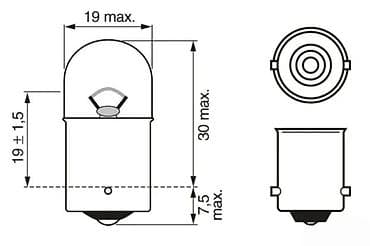 Home & Garden: Automobilska sijalica BOSCH R5W – tip P21W/BA15s - Tip grla: BA15s at lalafo.rs — 4 Home & Garden: Automobilska sijalica BOSCH R5W – tip P21W/BA15s - Tip grla: BA15s — 4