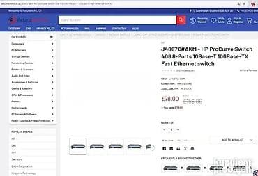 *** AKCIJA *** Kvalitetan svič HP ProCurve Switch 408 J4097C; at lalafo.rs — 3 *** AKCIJA *** Kvalitetan svič HP ProCurve Switch 408 J4097C; — 3