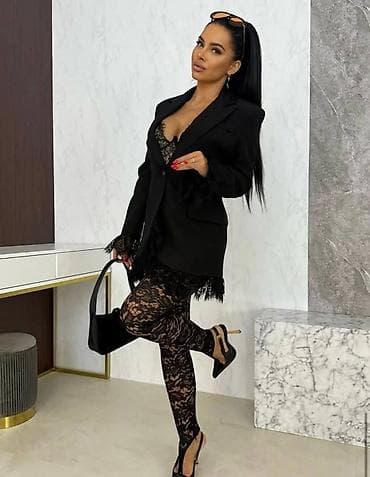 ▪️Ženski sako sa čipkanim porubom Dostupne veličine: S, M, L, XL - na lalafo.rs — 1 ▪️Ženski sako sa čipkanim porubom Dostupne veličine: S, M, L, XL - — 1