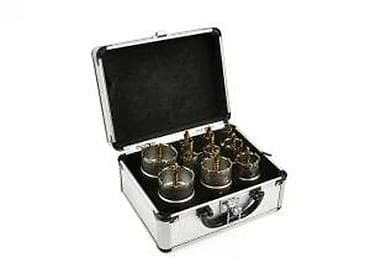 Set krunastih burgija za metal/nerđajući čelik u koferu - Komplet na lalafo.rs Set krunastih burgija za metal/nerđajući čelik u koferu - Komplet