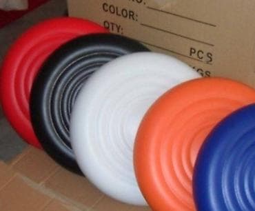 Niska lounge stolica – okrugli, tapacirani jastuk sa naslonom - na lalafo.rs — 4 Niska lounge stolica – okrugli, tapacirani jastuk sa naslonom - — 4