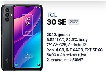 Tcl 30se nov nekotiscen uzet u vip pre par meseci na lalafo.rs — 1 Tcl 30se nov nekotiscen uzet u vip pre par meseci — 1