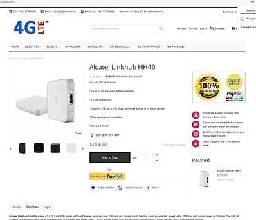 Electronics: 4G/LTE kućni ruter – Alcatel HH40V (Congstar HomeSpot) Ključne at lalafo.rs — 9 Electronics: 4G/LTE kućni ruter – Alcatel HH40V (Congstar HomeSpot) Ključne — 9