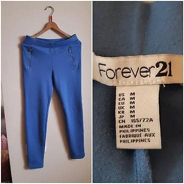 Forever 21 ženske pantalone – plave - Veličina: M (US/EU/UK/KR/JP M; na lalafo.rs — 2 Forever 21 ženske pantalone – plave - Veličina: M (US/EU/UK/KR/JP M; — 2