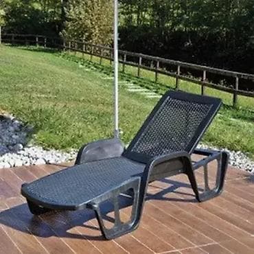 Baštenska ležaljka plastična sklopiva Pool Antracite Plastične na lalafo.rs — 3 Baštenska ležaljka plastična sklopiva Pool Antracite Plastične — 3