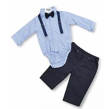 Svečani komplet za dečaka – Elbey Kids - Dvodелни set: košulja-bodi na lalafo.rs Svečani komplet za dečaka – Elbey Kids - Dvodелни set: košulja-bodi