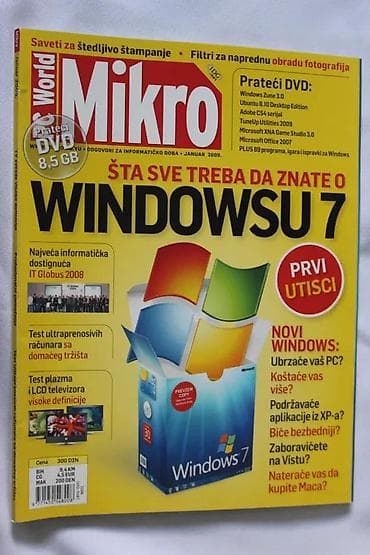 PC WORLD MIKRO JANUAR 2009. | PC World Mikro Januar 2009. Časopis at lalafo.rs — 2 PC WORLD MIKRO JANUAR 2009. | PC World Mikro Januar 2009. Časopis — 2