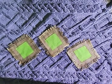 Ručno rađeni podmetači od jute – set od 3 komada - Materijal na lalafo.rs — 1 Ručno rađeni podmetači od jute – set od 3 komada - Materijal — 1