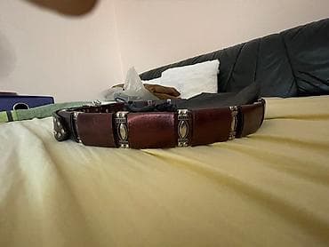 Ženski kais, sa cirkonima, vestacka koza, dužina kaiša 97cm na lalafo.rs — 4 Ženski kais, sa cirkonima, vestacka koza, dužina kaiša 97cm — 4