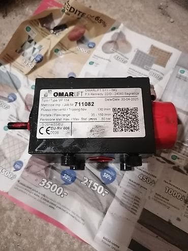 OMARLIFT S.r.l. – Hidraulični sigurnosni ventil (flow control/rupture na lalafo.rs — 4 OMARLIFT S.r.l. – Hidraulični sigurnosni ventil (flow control/rupture — 4