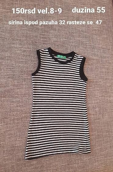 Dečija haljina/duža majica bez rukava Cichlid, prugasta crno-bela. - na lalafo.rs — 1 Dečija haljina/duža majica bez rukava Cichlid, prugasta crno-bela. - — 1