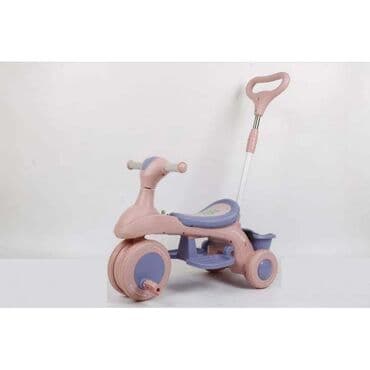 Dečji trotinet–tricikl sa ručkom za guranje - 2 u 1: tricikl sa at lalafo.rs Dečji trotinet–tricikl sa ručkom za guranje - 2 u 1: tricikl sa