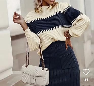 Džemper predivan - Materijal: rebrasto pletenje, meko i elastično na lalafo.rs — 1 Džemper predivan - Materijal: rebrasto pletenje, meko i elastično — 1