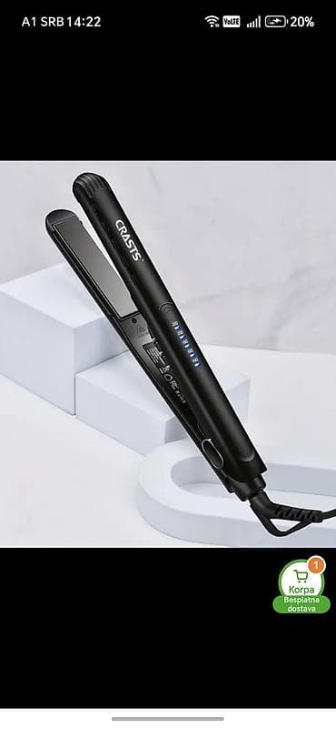 CRASTS presа za kosu nova – keramička pegla sa više nivoa temperature na lalafo.rs — 1 CRASTS presа za kosu nova – keramička pegla sa više nivoa temperature — 1