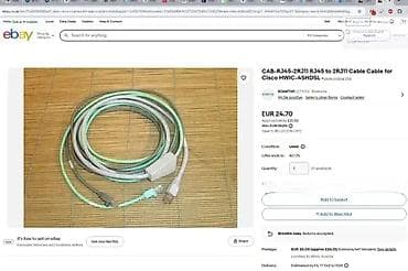 #3078 Cisco Systems 3 x RJ45 Kablovski sklop; Cisco CAB-RJ45-2RJ11 na lalafo.rs — 4 #3078 Cisco Systems 3 x RJ45 Kablovski sklop; Cisco CAB-RJ45-2RJ11 — 4