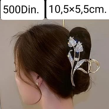 Hair accessories: PRELEPE ELEGANTNE ŠNALE ZA KOSU OD METALA SA CIRKONIMA U STILU at lalafo.rs — 5 Hair accessories: PRELEPE ELEGANTNE ŠNALE ZA KOSU OD METALA SA CIRKONIMA U STILU — 5