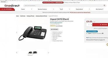 Landline Phones: Gigaset DA710 žičani stočni telefon - LCD ekran sa pozadinskim at lalafo.rs — 5 Landline Phones: Gigaset DA710 žičani stočni telefon - LCD ekran sa pozadinskim — 5