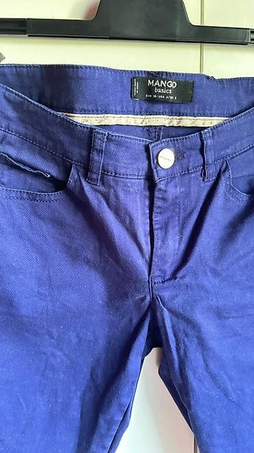 Mango pantalone, indigo boja, fantasticne, imaju elastin, vel 36 na lalafo.rs — 2 Mango pantalone, indigo boja, fantasticne, imaju elastin, vel 36 — 2