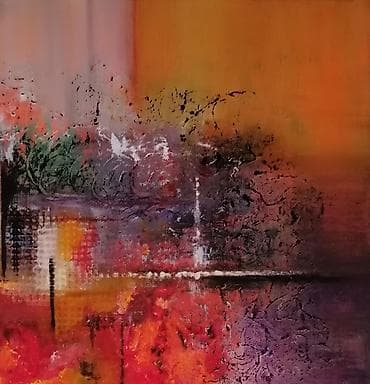 Prelepa umetnička slika na platnu sa blind ramom 40x40cm, rađena na lalafo.rs — 2 Prelepa umetnička slika na platnu sa blind ramom 40x40cm, rađena — 2