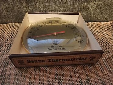 Veliki zidni termometar 20-150°C, prečnika 20cm. Predviđen za saunu na lalafo.rs — 2 Veliki zidni termometar 20-150°C, prečnika 20cm. Predviđen za saunu — 2