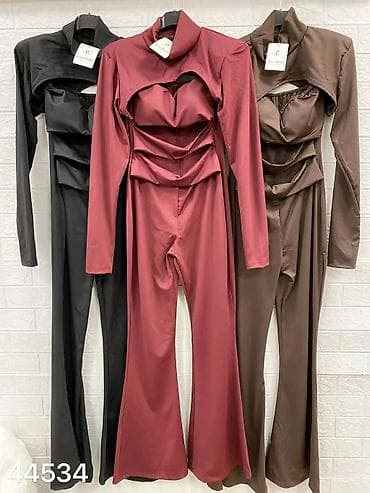 pantalone butiku ali: Ženski dvodelni komplet – top i pantalone sa zvonastim nogavicama - na lalafo.rs — 4 pantalone butiku ali: Ženski dvodelni komplet – top i pantalone sa zvonastim nogavicama - — 4