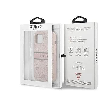 Maska Guess Hc PU 4G Stripe za iPhone 14 6.1 pink (GUHCP14S4GDPI). Uz at lalafo.rs — 4 Maska Guess Hc PU 4G Stripe za iPhone 14 6.1 pink (GUHCP14S4GDPI). Uz — 4